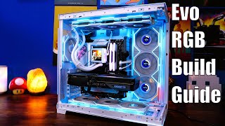 How to build Lian Li Evo RGB with TL LCD fans and more detailed PC build guide [upl. by Mur]