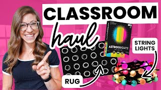 Classroom HAUL Teacher Bag Decor Clothes amp More  Falling in Love With Teaching Again VLOG 16 [upl. by Noyek244]