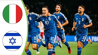 Italy vs Israel  Extended Highlights amp All Goals 2024 HD [upl. by Docile]