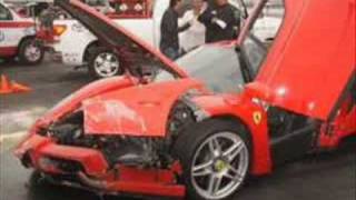 FERRARI fatal car crash [upl. by Lilak]