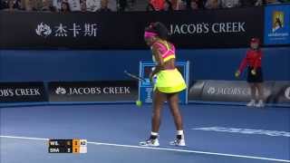 Serena Williams Hindrance Final  Australian Open 2015 [upl. by Formica]