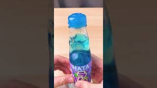 Blue Japanese Marble Soda Drink ASMR  Ramune ラムネ [upl. by Woehick531]