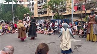 Gegants Sant Andreu del Palomar  6a Mostra cultural popular  Festa Major la Bordeta 2024 [upl. by Irol]