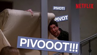 Friends  Ross New Couch Pivot FULL SCENE [upl. by Wilmar]