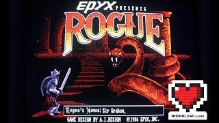 Epyx Rogue Amiga Game How to Play [upl. by Mulry]