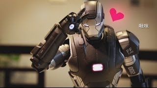 Hot Toys War Machine Mark II Stop Motion Review  Hot toys戰爭機器2 0 玩具定格動畫介紹 [upl. by Aimekahs196]