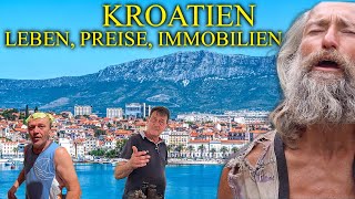 KROATIEN  Hausbau Kosten Leben Einkommen von Obsthändler Pilger kroatien croatia [upl. by Gamages]