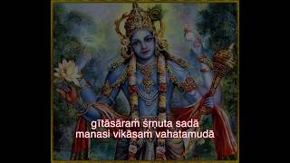 Gita Saaram with lyrics and English meanings [upl. by Florie996]