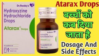 Atarax Drops  Hydroxyzine Hydrochloride Drops  Uses Dosage And Side Effects  बच्चों के Alergy [upl. by Auhsaj]