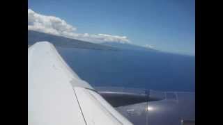 United Airlines Boeing 767300ER take off from Maui Kahului International Airport to Los Angeles [upl. by Nylatsyrc167]