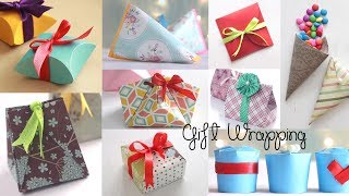 10 Fantastic Gift Wrap Ideas  Paper Crafts  Compilation [upl. by Beau922]