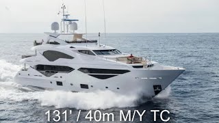 What a 175000  week Yacht Charter Looks Like 131’  40m Motor Yacht “TC” Sunseeker [upl. by Novaelc677]