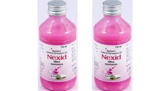 Nexid Suspension Syrup Magaldrate and Simethicone Oral Suspension Syrup [upl. by Nerhtak]