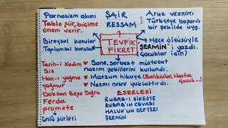 SERVETİ FÜNUN SANATÇILARI 1 TEVFİK FİKRET [upl. by Maurizio687]