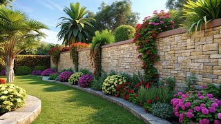 Get Inspired  Creative Garden Wall Designs for Your Outdoor Space [upl. by Kcirad114]