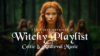 Wiccan Music 🌙 Celtic Medieval Witchy Playlist  Enchanting Witchcraft Fantasy Music  10h Version [upl. by Ranice403]