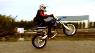 Wheelie Derbi DRD Full Pro Race 2 70cc and DRD PRO Hebo Revolution 70cc [upl. by Artima]