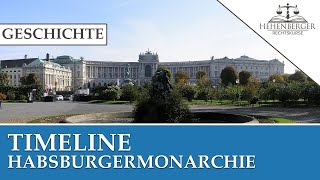 ZeitleisteTimeline Habsburgermonarchie  RECHTSGESCHICHTE [upl. by Avehsile]