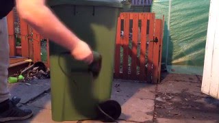 D I Y  Wheely Bin Compost Bin [upl. by Ahsehat]