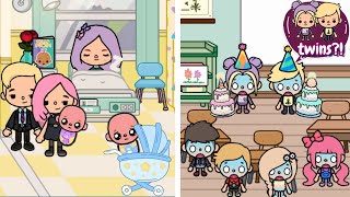 Baby Girl Was Separated From Her Twin Brother  Toca Life Story  Toca Boca [upl. by Thurman]