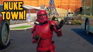 Nuketown Gun Game Gameplay 1  Fortnite Battle Royale [upl. by Moreville]