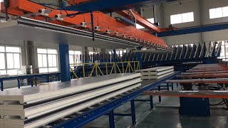 How to cut sandwich panel  Sandwich Panel Line  Formetal Technology [upl. by Ardnossak939]