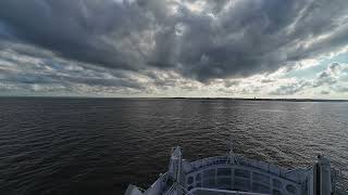 Helsingborg Sweden to Helsingør Denmark Ferry [upl. by Manoff]