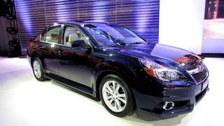 2013 Subaru Legacy AWD 36R Exterior and Interior  Debut at 2012 New York International Auto Show [upl. by Ardisj533]