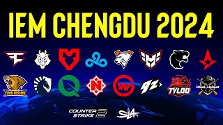 День 1  Group Stage  IEM Chengdu 2024  КРИВОЙ ЭФИР [upl. by Thgiled804]