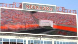 Huskers Spring Game 2010 Tunnel Walk [upl. by Aleekat]