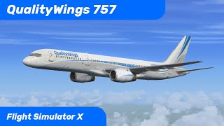 QualityWings 757 for FSX  Retro Review [upl. by Akired]