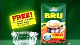 Bru Coffee Yera Bowl  Indian TV Commercial  Advertisement [upl. by Suravaj]