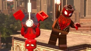 LEGO Marvels Avengers  SpiderMan DLC Pack 2 Player Free Roam All SpiderMan Characters [upl. by Nosoj]