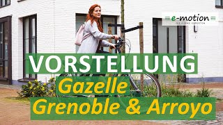 Gazelle Arroyo und Grenoble  2020  Rücktritt amp Freilauf eBikes [upl. by Akenn]