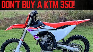 2024 KTM 350SXF REVIEW [upl. by Pelson]