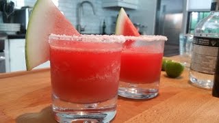 Frozen Watermelon Margaritas  Doug Cooking [upl. by Lauer]