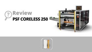 Automatic Coreless Rewinder PSF CORELESS 250 [upl. by Kolnick589]