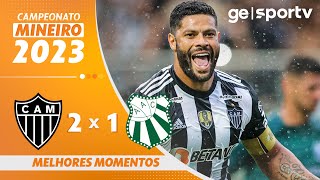 ATLÉTICOMG 2 X 1 CALDENSE  MELHORES MOMENTOS  1ª RODADA MINEIRO 2023  geglobo [upl. by Akinajnat129]