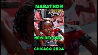 Ruth Chepngetich breaks the Womens Marathon World Record at Chicago 2024  20956 [upl. by Maretz]