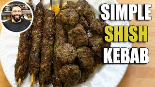 MAKE RESTAURANT QUALITY SHISH KEBAB AT HOME SIMPLE RECIPE [upl. by Wallford]