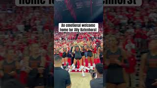 Former Husker Ally Batenhorst is welcomed back to Nebraska huskers gbr nebraska [upl. by Emyle]