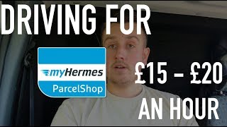 Driving For Hermes £15  £20 An Hour  Day In The Life Courier UK 2020 [upl. by Letha]