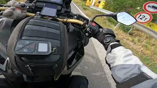 Honda Africa Twin Adventure Sports at Shipka Pass Bulgaria  Solo Ride Uphill  4K24FPS [upl. by Garretson]