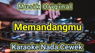 memandangmu karaoke nada cewek [upl. by Sparkie]