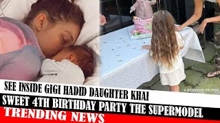 See Inside Gigi Hadid Daughter Khai Sweet 4Th Birthday Party The Supermodel [upl. by Ifok564]