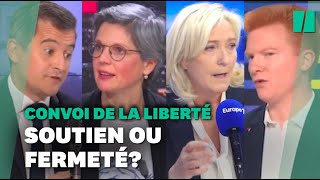 Le quotConvoi de la libertéquot en France embarrasse les responsables politiques [upl. by Andie]