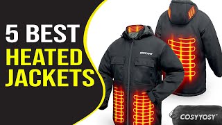 TOP 5 BEST HEATED JACKETS ON AMAZON 2024 [upl. by Friederike880]