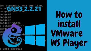 1 GNS3  How to install VMware WS Player [upl. by Rollin]