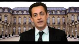 Parodie voeux Sarkozy 2008 [upl. by Ralip]