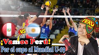 🟠 Reacción en vivo  PERÚ 🇵🇪 VS ARGENTINA 🇦🇷 Sudamericano de Vóley  Sub 19 2024 [upl. by Kelli]